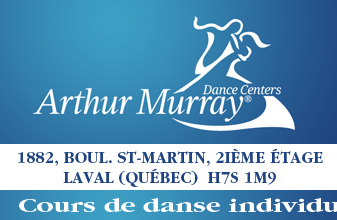 Logo de l'école de danse de Laval et sur la rive-nord