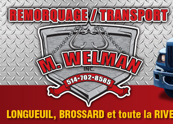 Logo de la compagnie de remorquage à Longueuil et sur la rive-sud de Montréal