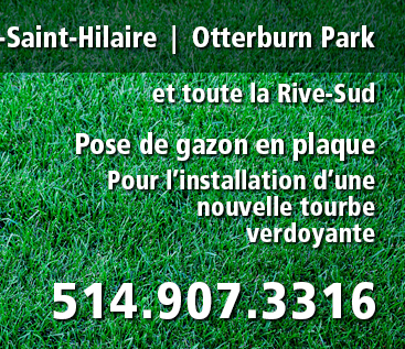 Pose de tourbe dans Beloeil, Mont Saint-Hilaire, McMasterville et Otterburn Park Pose de tourbe dans Beloeil, Mont Saint-Hilaire, McMasterville et Otterburn Park