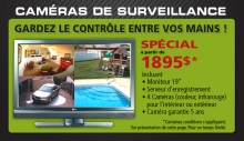 Spécial sur caméra de surveillance, pose / installation (voir les prix)